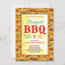 Buscar de la barbacoa invitaciones Hamburguesas