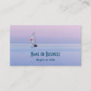 Buscar velero tarjetas de visita Mar