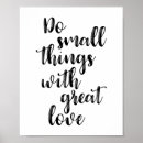 Buscar pequeñas cosas posters Cita