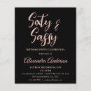 Buscar descarado tarjetas e invitaciones Sesenta