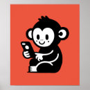 Buscar chimpancé divertido posters 7 º raspa