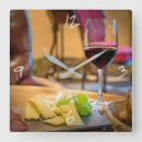 Buscar queso relojes de pared Vino y queso