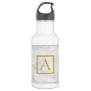 Buscar mármol agua botellas Monogramado