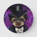 Buscar yorkies relojes de pared Terriers de yorkshire