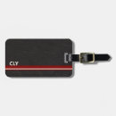 Buscar leather etiquetas para maletas Negro