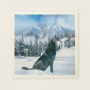 Buscar lobos servilletas Perro