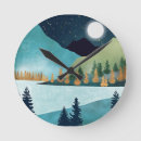 Buscar lago relojes de pared Árboles