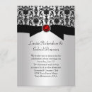 Buscar damasco negro invitaciones Plata