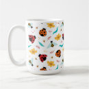 Buscar mariquita tazas Flores