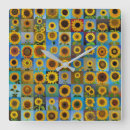 Buscar sunflower relojes de pared Amarillo
