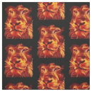 Buscar leones telas Negro