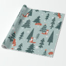 Buscar mano dibujada papel de regalo Bosque