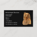Buscar arqueología tarjetas de visita Historia