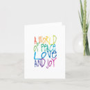 Buscar paz de mundo tarjetas Amar
