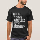 Buscar 45 años camisetas Chiste