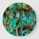 Buscar transparente relojes de pared Abstracto