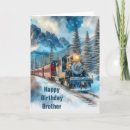 Buscar tren tarjetas Acuarela