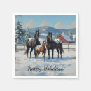 Buscar caballos negros servilletas 6 º caballito