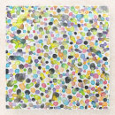 Buscar gotas azules posavasos Abstracto