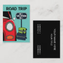 Buscar carretera tarjetas de visita Viajar