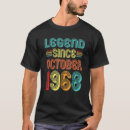 Buscar leyenda desde 1968 camisetas Retro
