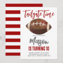 Buscar fútbol invitaciones Rojo