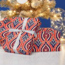 Buscar indio papel de regalo Rojo