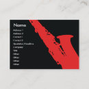 Buscar saxofón tarjetas de visita Saxaphone