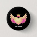 Buscar corazón con alas pins General y unisex