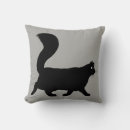 Buscar silueta del gato negro cojines 9 º gata