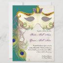 Buscar pluma 16x22 invitaciones Mascarada