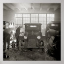 Buscar mecánico de automóviles posters Retro