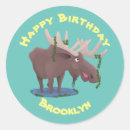 Buscar alce pegatinas Ilustracion