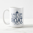 Buscar del lago tazas Azul marino