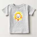 Buscar sol sonriente camisetas Lindo