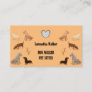 Buscar paseo tarjetas de visita Para mascotas