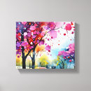 Buscar pintura de la acuarela lienzos Árboles