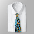 Buscar paisley azul corbatas Naranja
