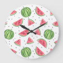 Buscar fruta tropical relojes de pared Sandía