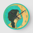 Buscar nouveau del arte relojes de pared Luna