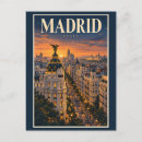 Buscar españa madrid postales Viaje retro vintage