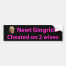 Buscar newt gingrich pegatinas parachoque Gop