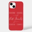 Buscar mejores amigas iphone fundas Rojo