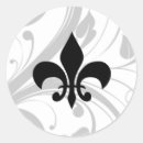 Buscar fleur de lis pegatinas Blanco y negro