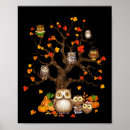 Buscar árbol de halloween posters Búho