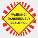 Buscar peligroso pegatinas Precaución