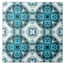 Buscar azul claro y blanco azulejos Floral