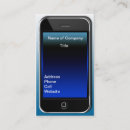 Buscar iphone tarjetas de visita Teléfono