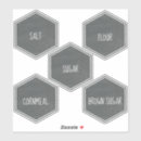 Buscar hexágonos pegatinas General y unisex