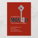 Buscar llave a mi corazón invitaciones Rojo